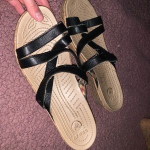 Like new Crocs wedges